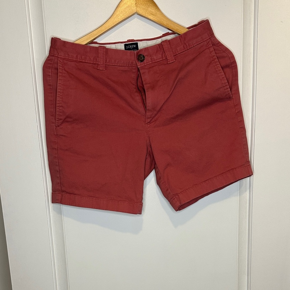J. Crew salmon shorts 28w 7in inseam